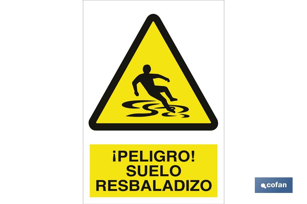 Danger! Slippery floor - Cofan