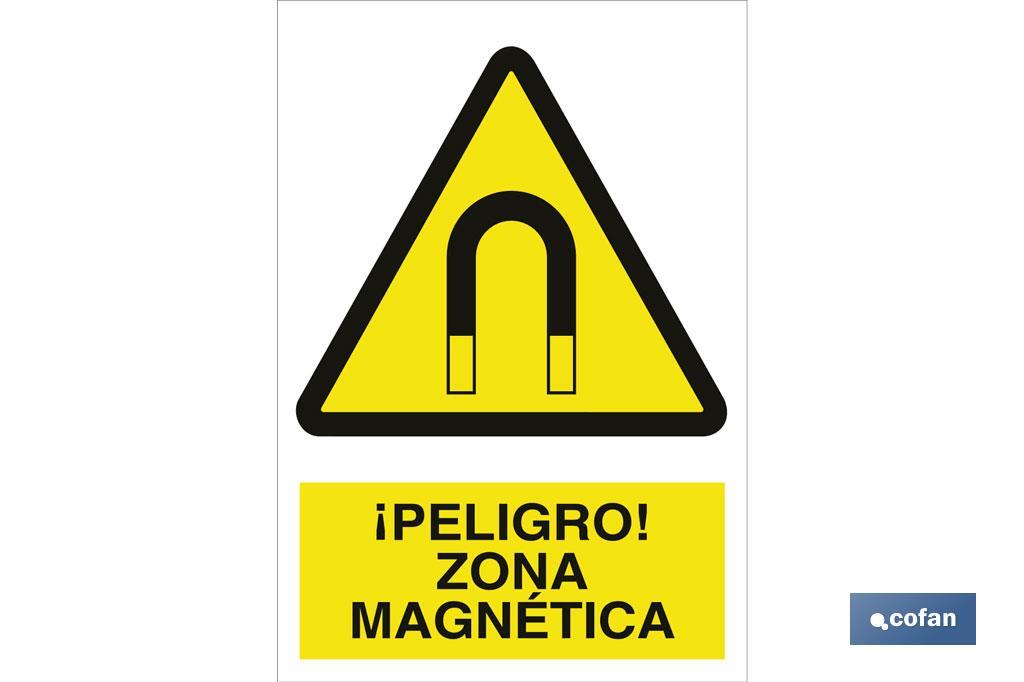 Danger! Magnetic zone - Cofan
