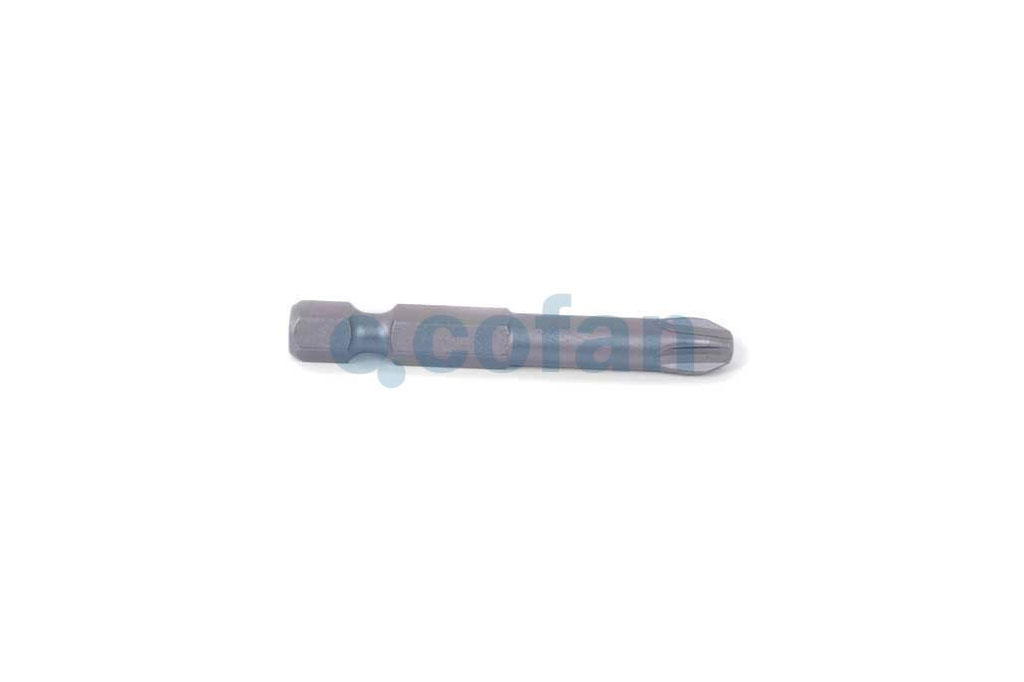 Puntas Phillips de atornillar en 1/4' | Con huellas desde PH 0, PH 1, PH 2 y PH 3 | Versiones de 25 y 50 mm de longitud - Cofan