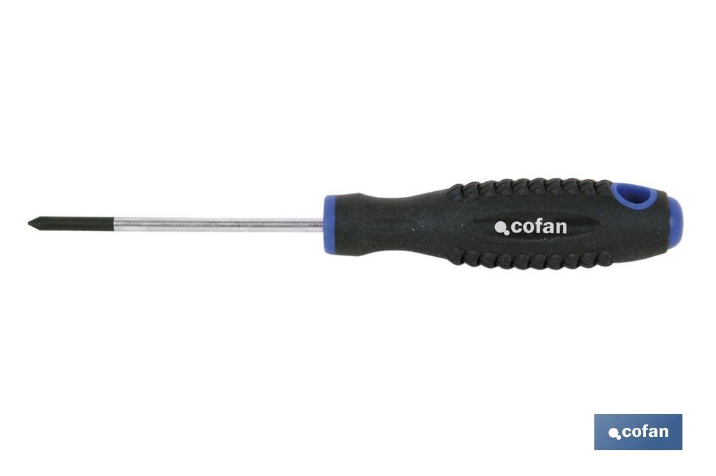 Destornillador Phillips | DIN ISO 8764-1 | Modelo Comfort plus | Medidas desde PH-0 hasta PH-3 - Cofan