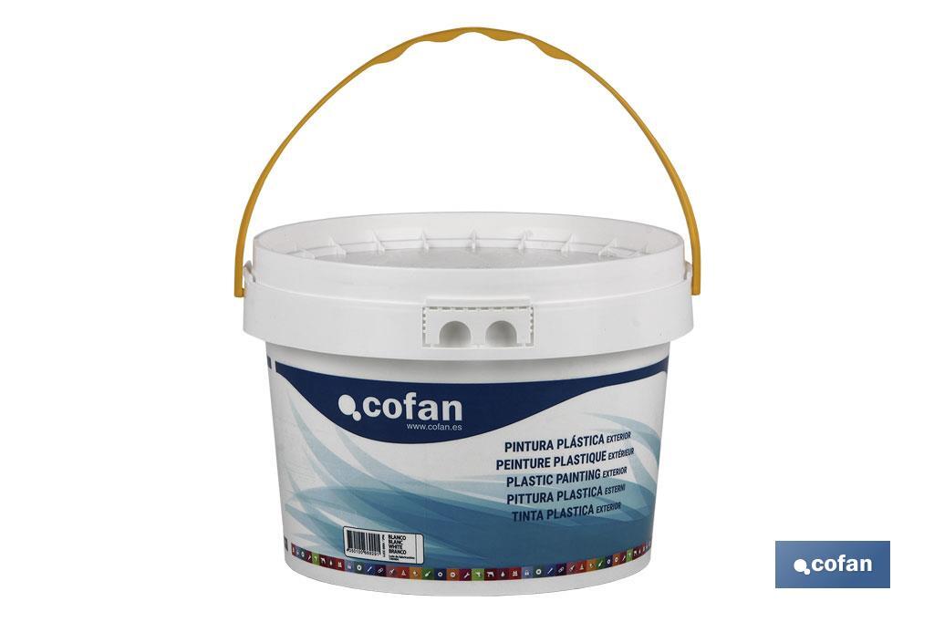 Exterior acrylic paint | Quick drying | Recommended for outdoor painting | Several sizes - Cofan