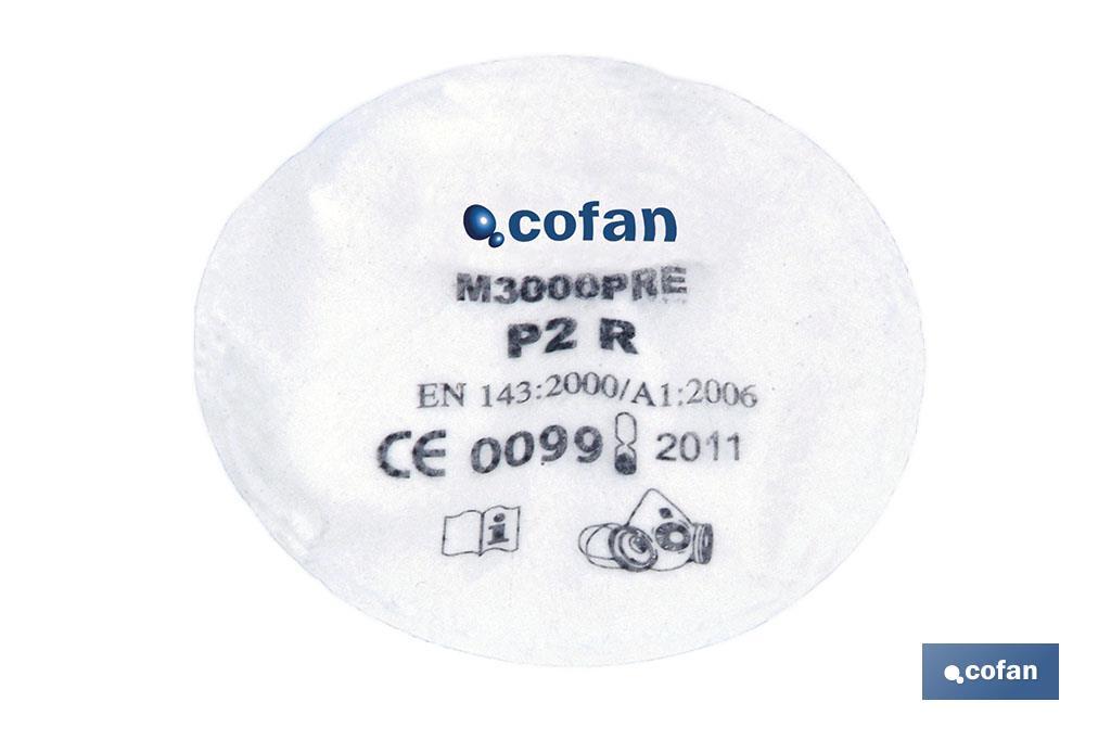 Prefiltro para Polvo P2S - Cofan