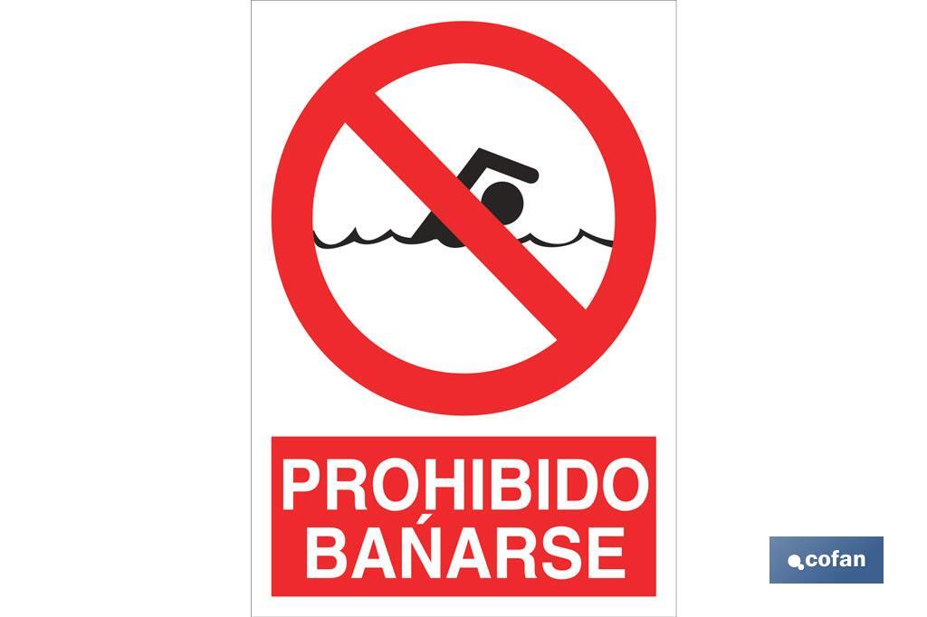 Prohibido bañarse - Cofan