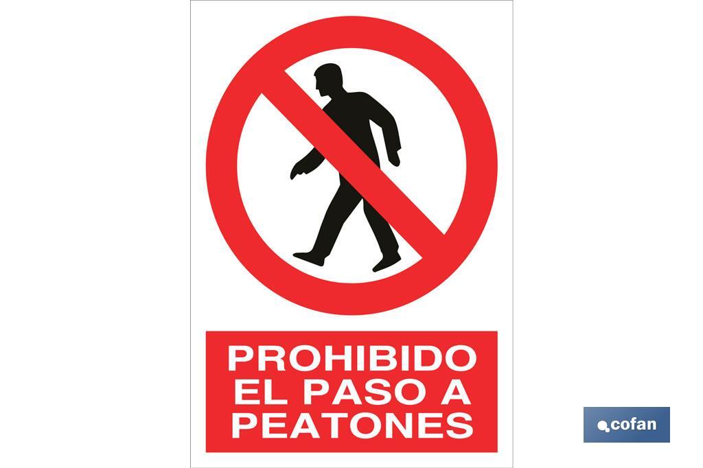 No pedestrians - Cofan