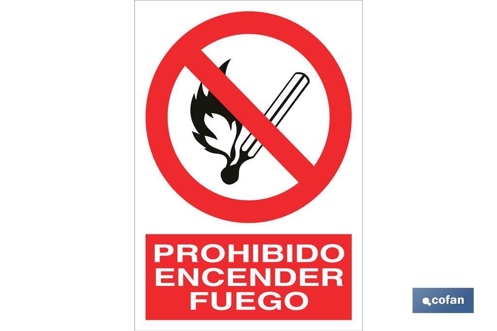 Prohibido encender fuego - Cofan