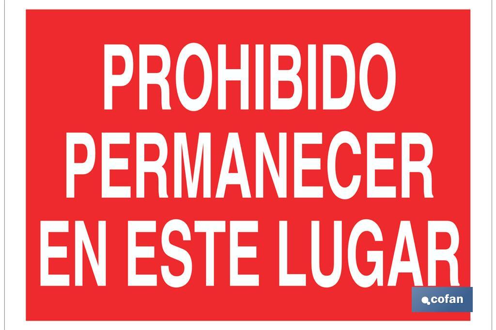 Prohibido permanecer en este lugar - Cofan