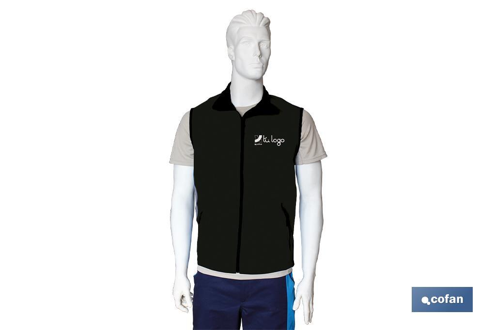 Sleeveless vest with two front pockets - Cofan