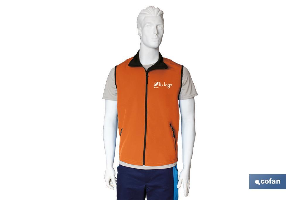 Sleeveless vest with two front pockets - Cofan