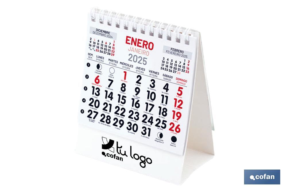 Calendarios de sobremesa 11 x 13,2 cm - Cofan