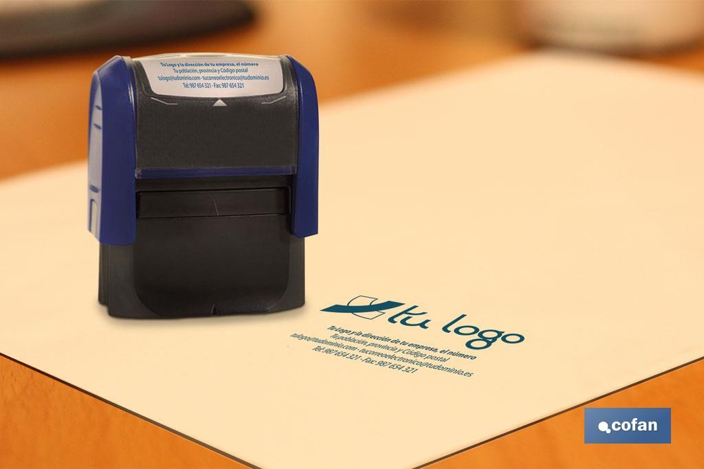 Stamp with logo - Cofan