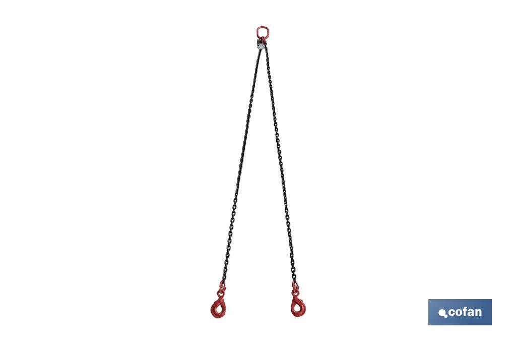 Chain with 2 straps, G-80 - Cofan