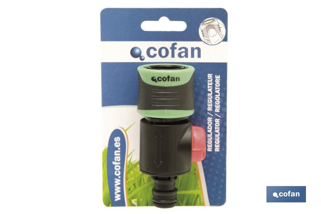 Pressure regulator Confort | Suitable for garden hose | Ideal for gardening and agriculture | Precise and optimised irrigation - Cofan