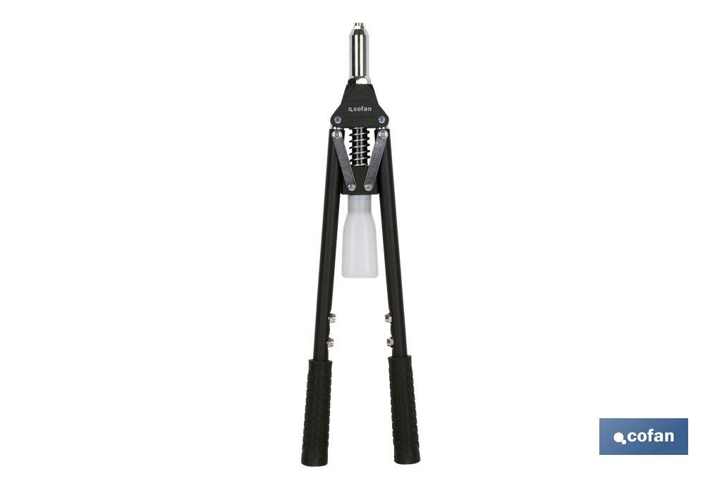 Remachadora profesional de dos brazos | Para remaches desde Ø 3,0 / 3,2 hasta Ø 6,4 mm | Para todo tipo de remaches - Cofan