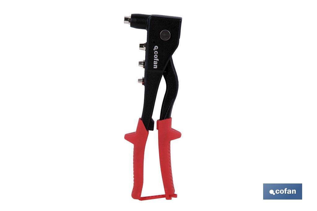 Professional rivet gun | For rivets from Ø2.4 to Ø 4.8/5.0mm | Suitable for all types of rivets - Cofan