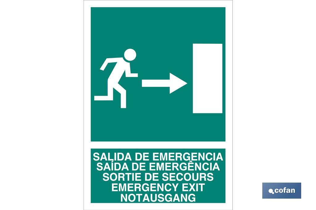 Emergency exit - Cofan