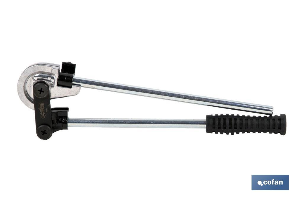 Tenazas Curva tubos para tubos | Medidas 6, 8, 10, 12, 14. 15, 16, 5/8", 5/16", 1/4", 3/8" y 1/2" - Cofan