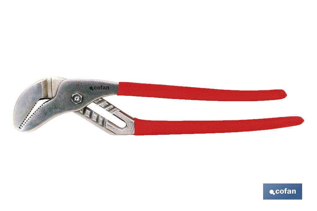 Straight jaw pliers | Length: 10"-12"-16" | Non-slip handle - Cofan