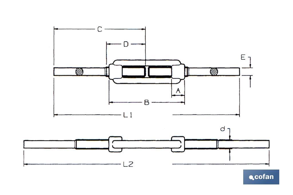 Tensor Varillas para Soldar DIN-1480 - Cofan