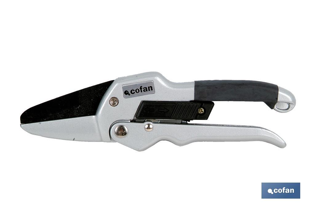 Ratchet pruning shears of 3 stages | Professional shears | Carbon steel alloy - Cofan