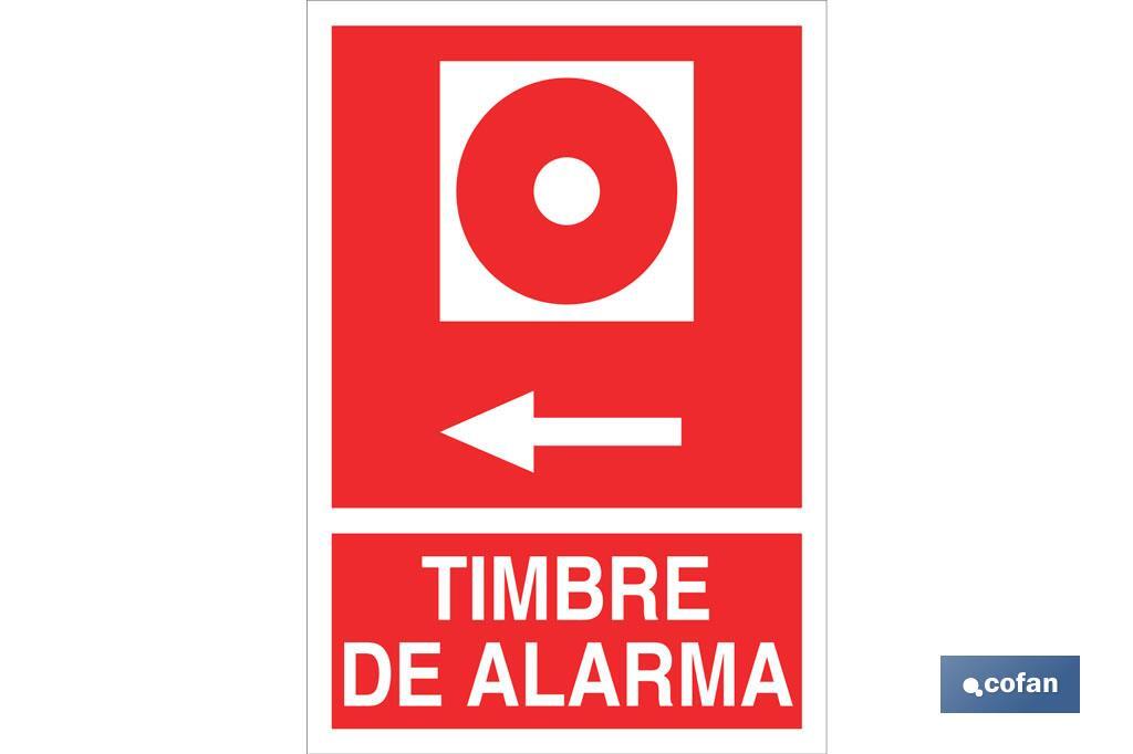 Timbre de alarma - Cofan