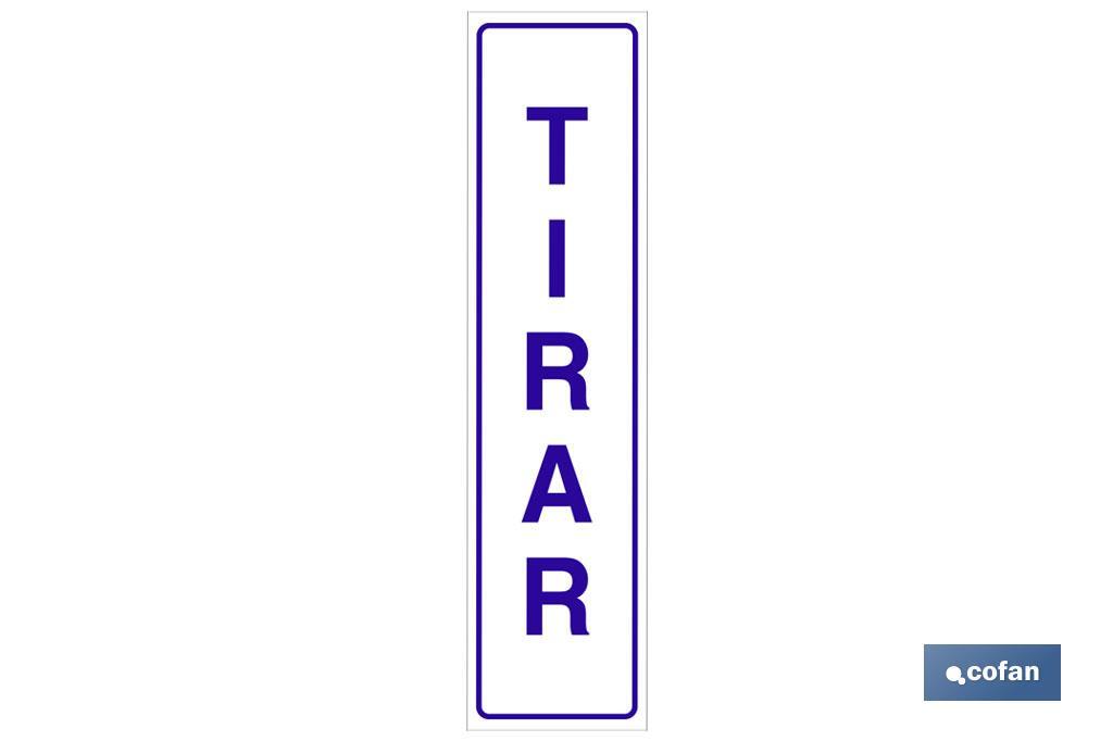 Tirar - Cofan