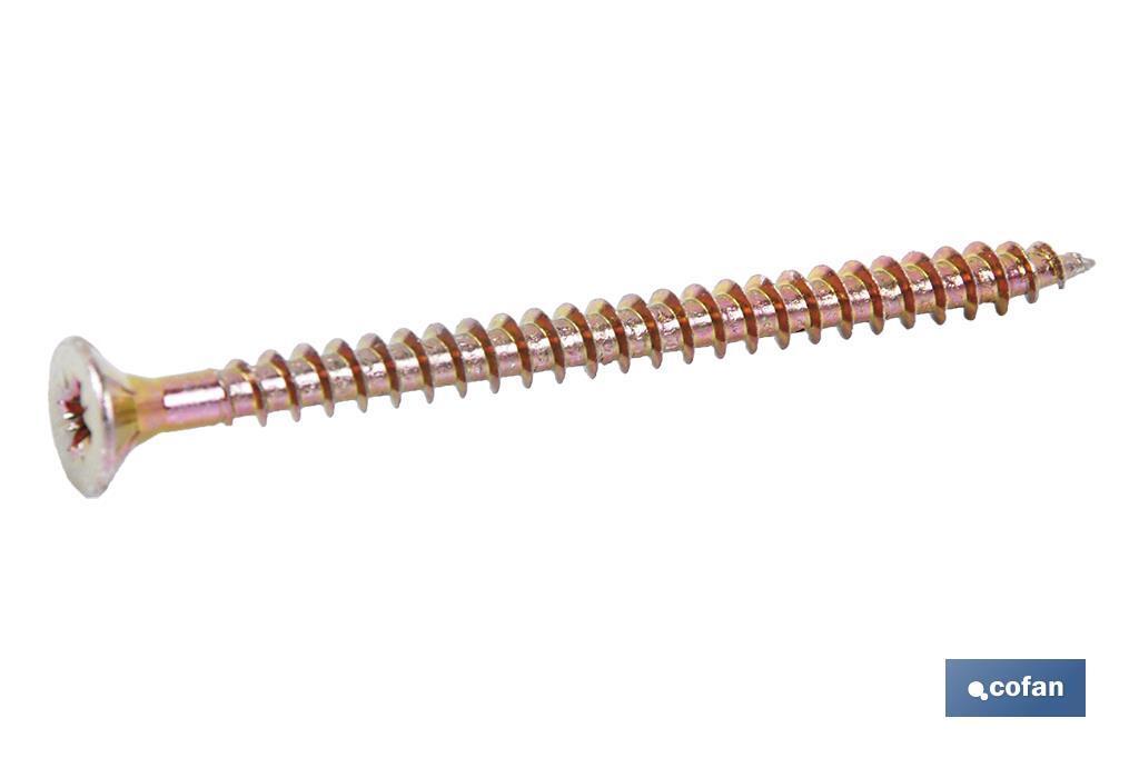 Chipboad screws, DIN-7505A - Cofan