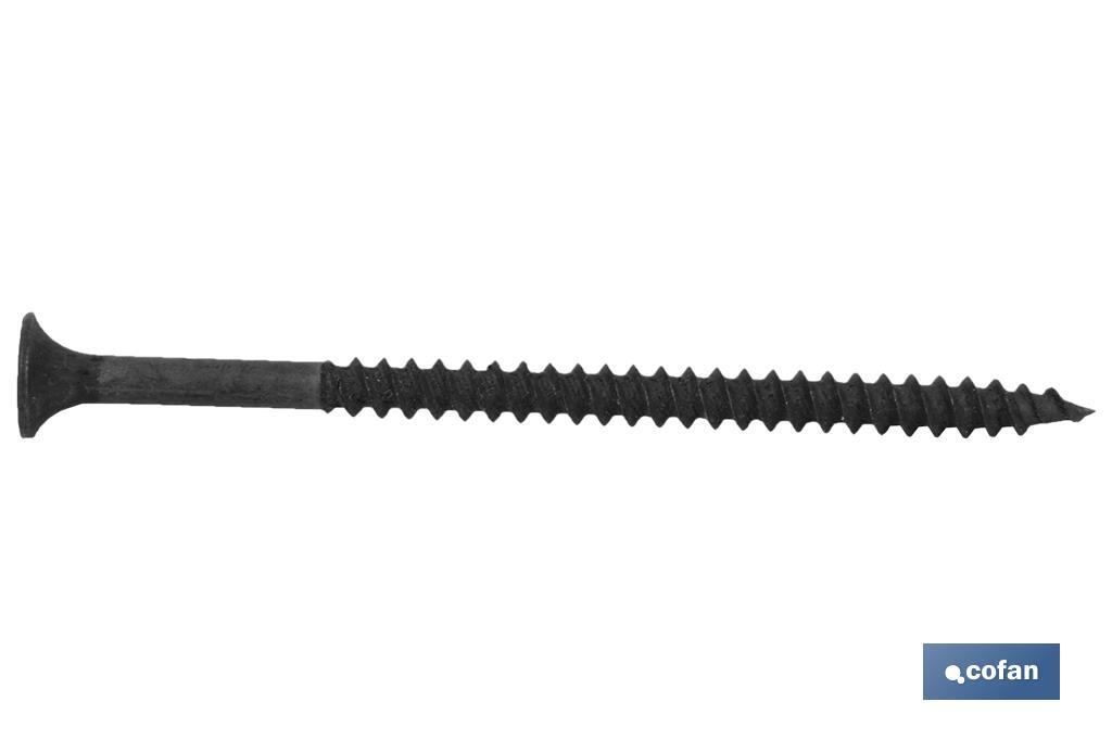 Double thread screw with special drilling tip - Cofan