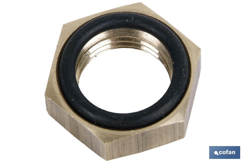 Locking nut with rubber - Cofan