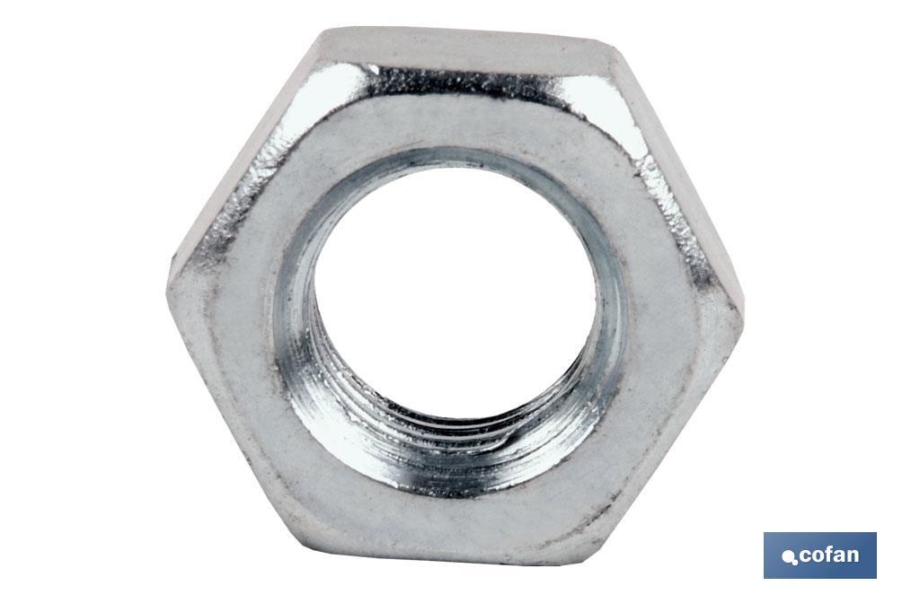 Hexagonal nut, Stainless Steel A-2 - Cofan