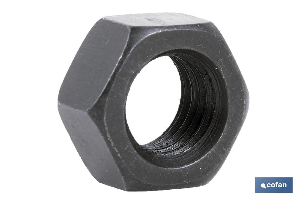 Hex. Nut C.8 Whitworth Black - Cofan