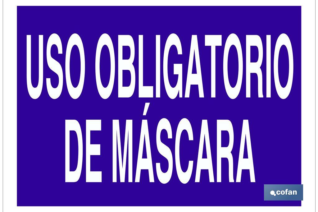 Uso obligatorio de máscara - Cofan