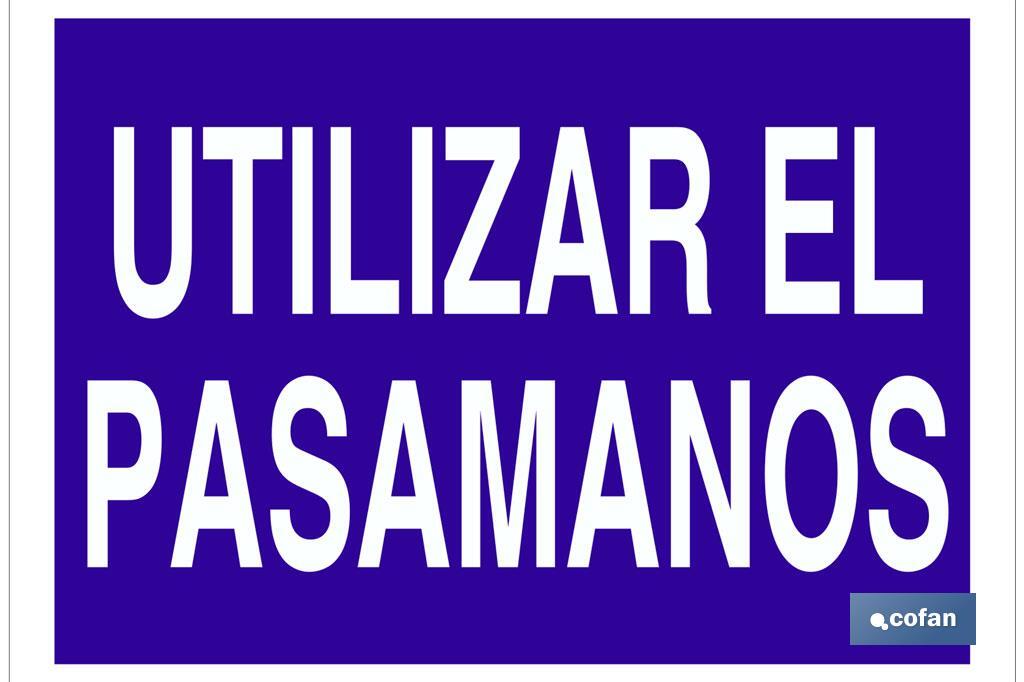 Utilizar el pasamanos - Cofan