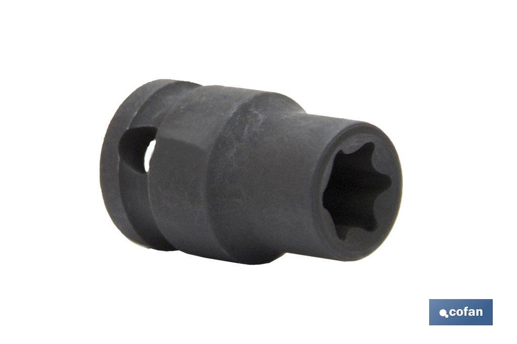 Impact sockets 3/8" Torx - Cofan