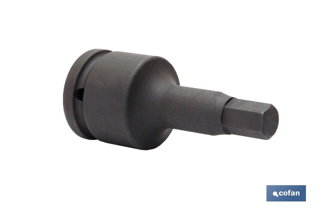 Vaso de impacto Hexagonal de 3/4" | Modelo Macho | Disponible en varias medidas - Cofan