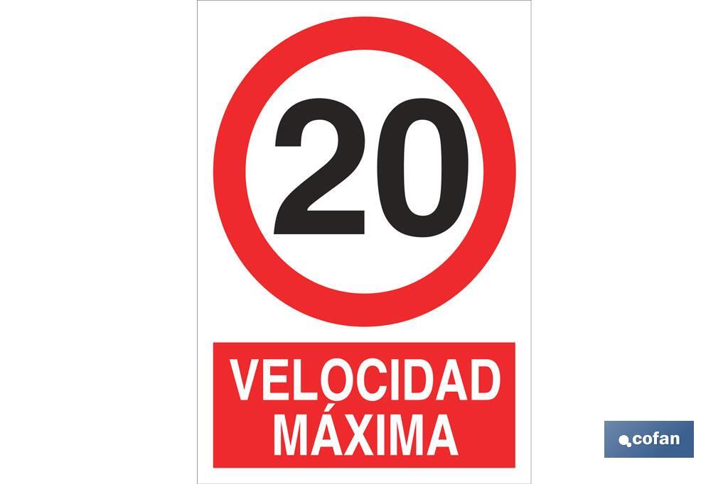 Velocidade máxima - Cofan