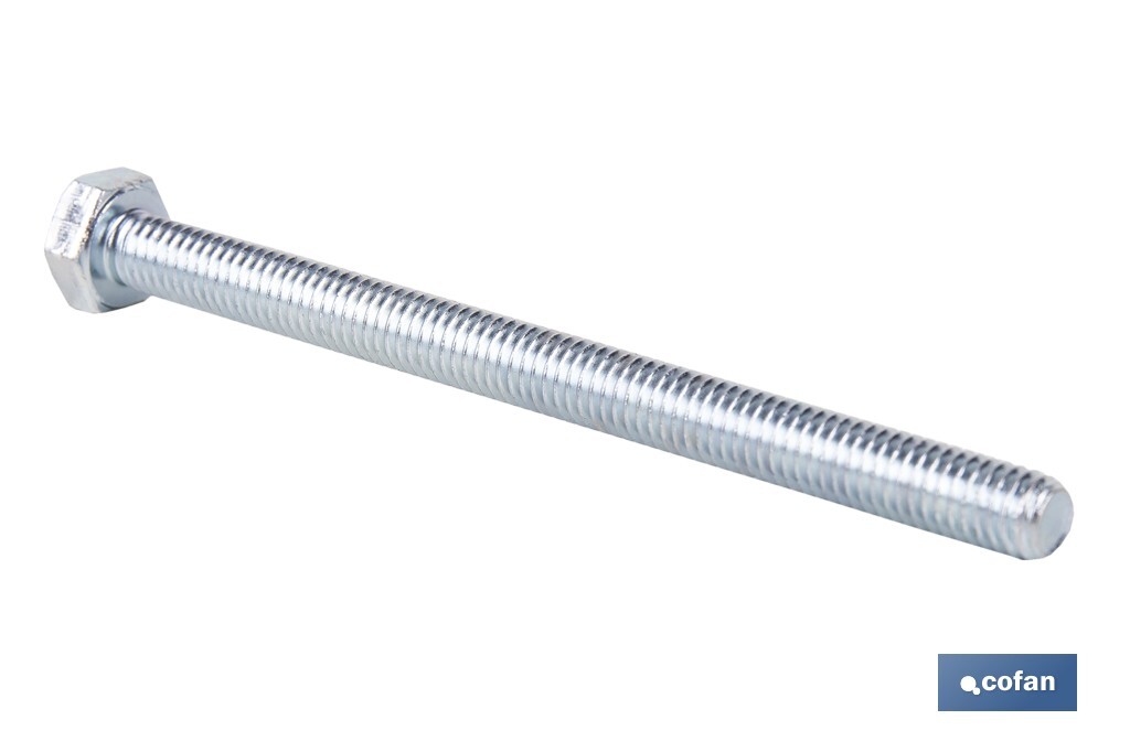 T. HEX 8.8 ZINC (DIN 933) - Cofan