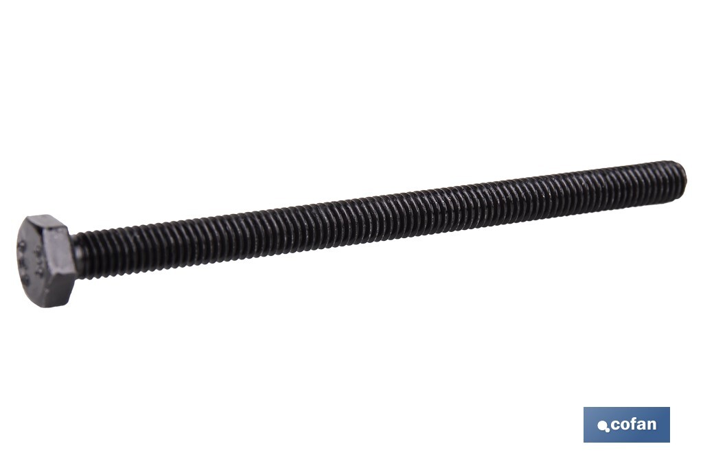 T. HEX 8.8 NEGRO (DIN 933) - Cofan