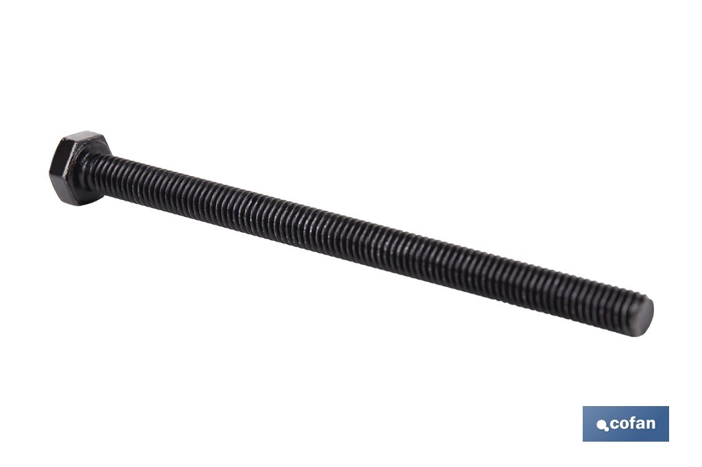 T. HEX 8.8 NEGRO (DIN 933) - Cofan