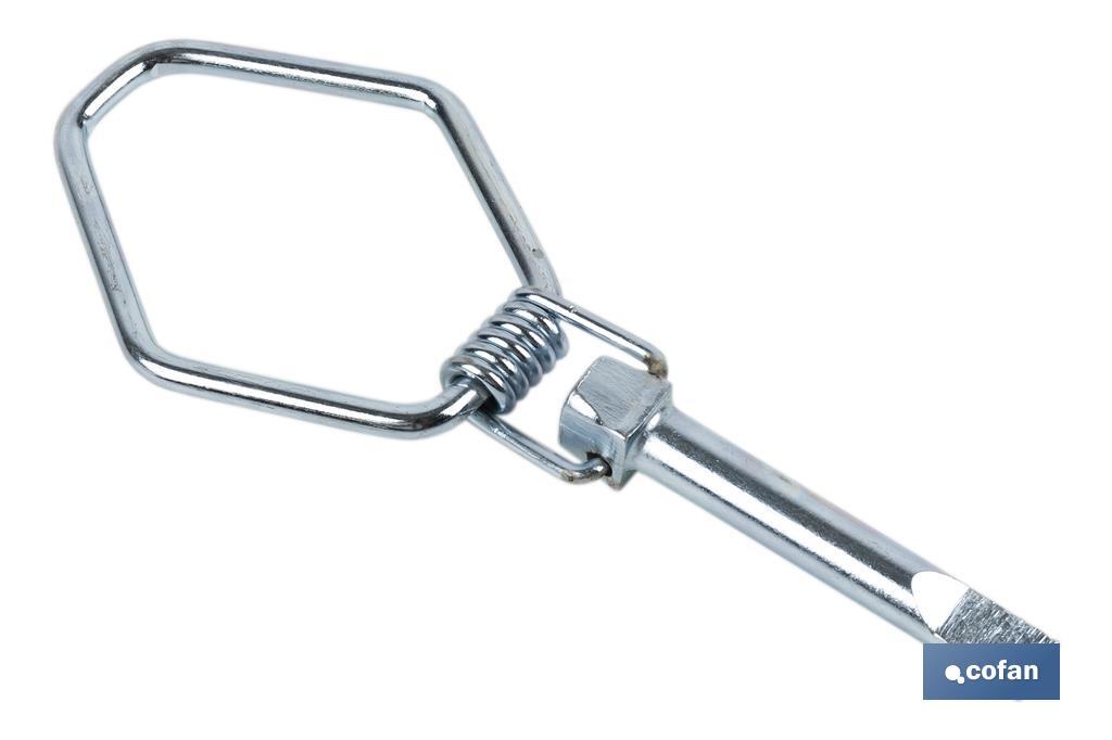 Linch pin with spring | Fastener for implements and agricultural machinery - Cofan