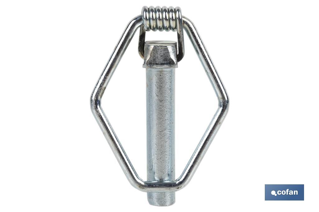 Linch pin with spring | Fastener for implements and agricultural machinery - Cofan