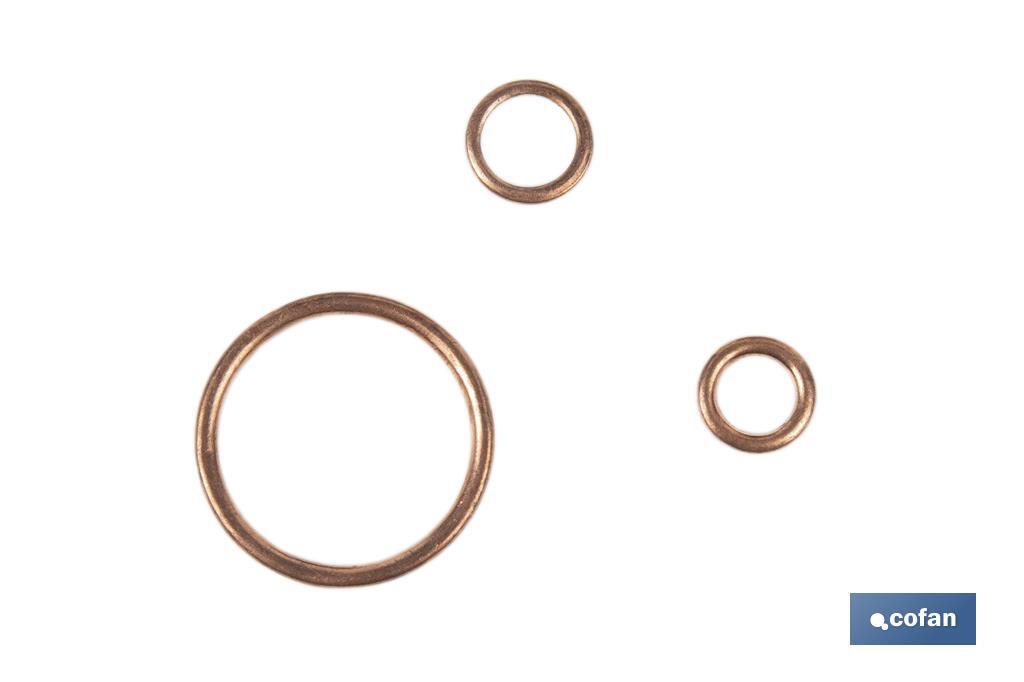 Copper washer for crankcase - Cofan