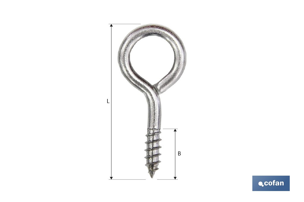 Hembrillas Cerradas Zincadas - Cofan