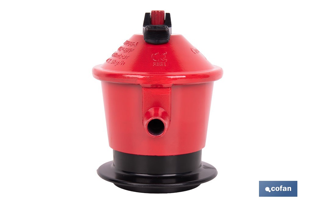 Regulador de Gas Butano/Propano | De Uso Doméstico | Regulador para Bombona de butano - Cofan