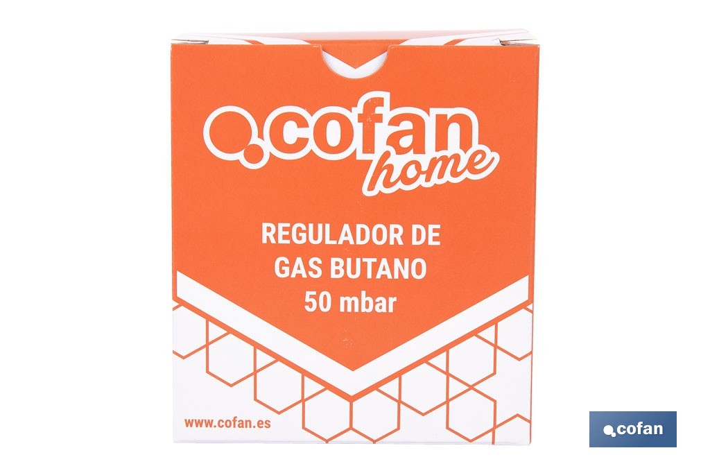 Regulador de Gas Butano/Propano | De Uso Doméstico | Regulador para Bombona de butano - Cofan