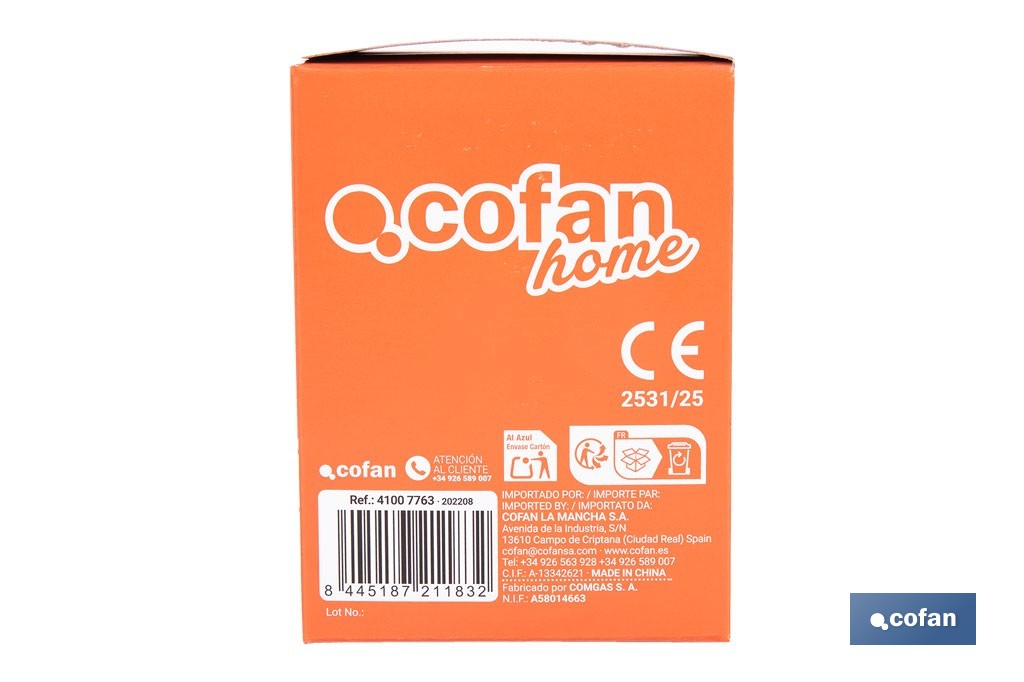 Regulador de Gas Butano/Propano | De Uso Doméstico | Regulador para Bombona de butano - Cofan