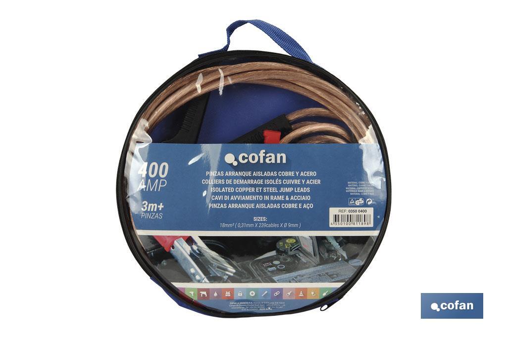 Pinzas de arranque de 400 AMP - Cofan