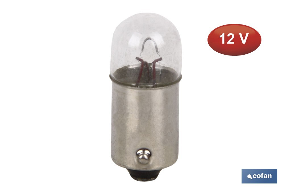 Lámpara control T4W (BA9s) 12 V - Cofan