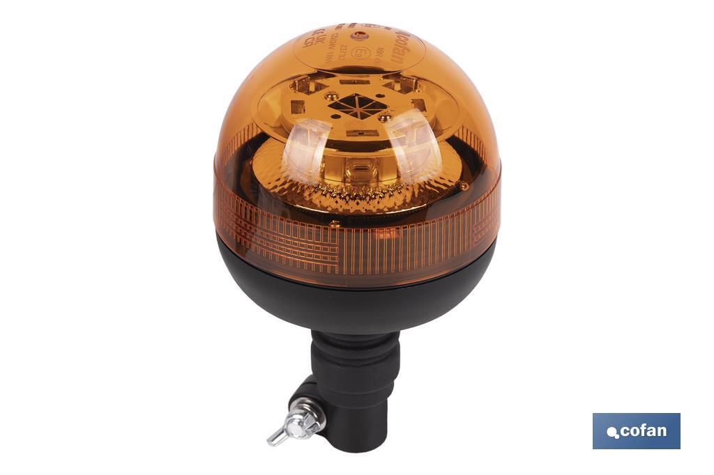 Luz Estacionaria Led Naranja| ECE R65 | Para soporte flexible de 12/24 V | Clasificación de Protección IP66 - Cofan