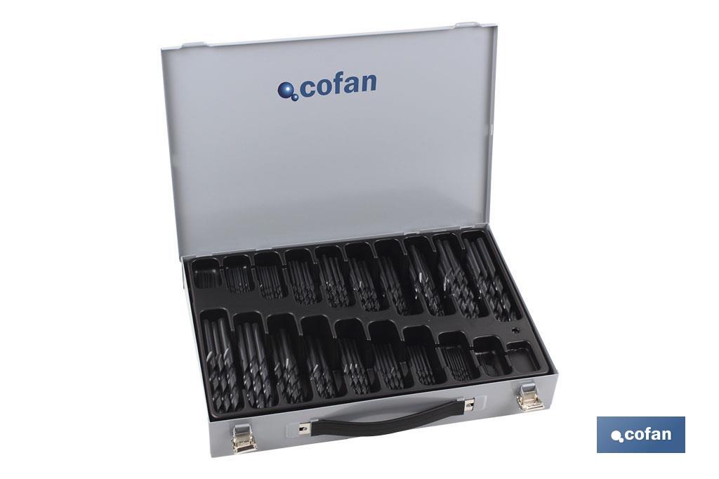 Assorted drill bits case HSS - Cofan