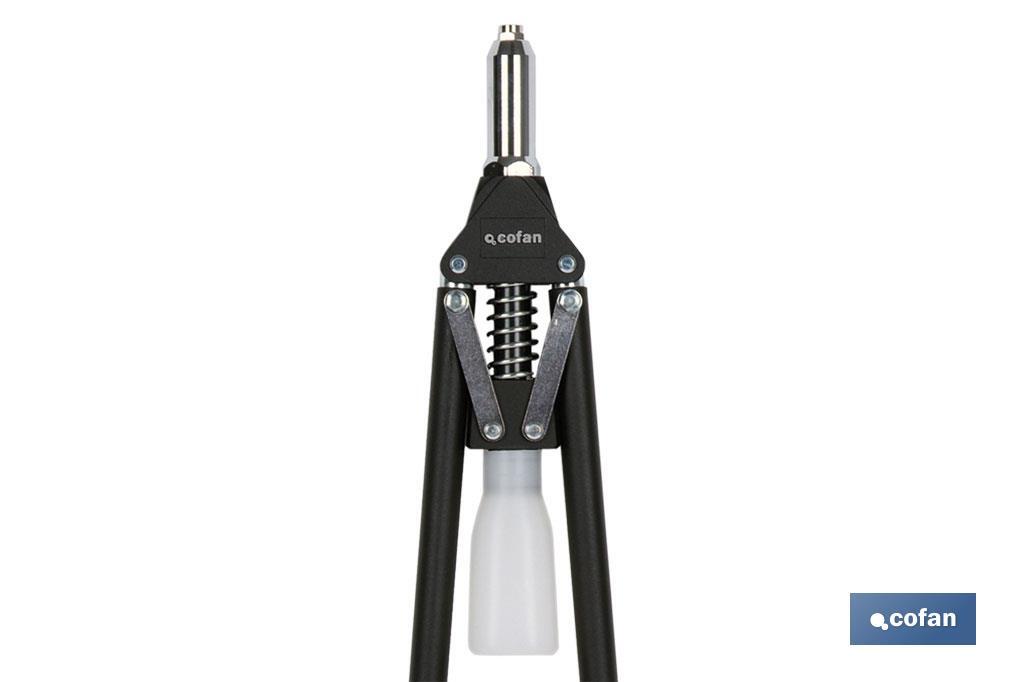 Remachadora profesional de dos brazos | Para remaches desde Ø 3,0 / 3,2 hasta Ø 6,4 mm | Para todo tipo de remaches - Cofan
